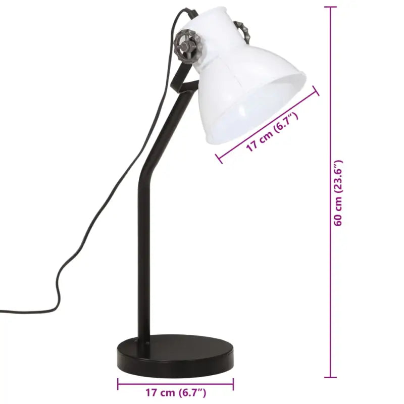 Industriële bureaulamp met E27 fitting voor een opvallende uitstraling - Lampen
