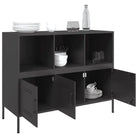 Industriële dressoir met koudgewalst staal en verstelbare schroefpoten - Dressoirs & buffetkasten