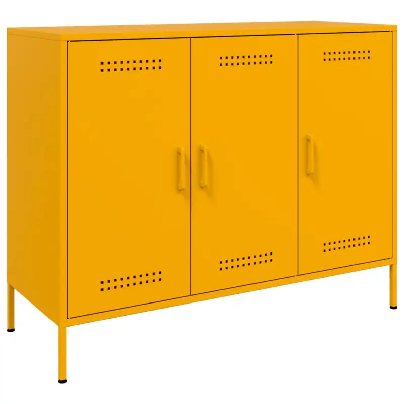 Industriële dressoir met koudgewalst staal en verstelbare schroefpoten - Dressoirs & buffetkasten