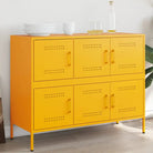 Industriële dressoir met koudgewalst staal en verstelbare schroefpoten - Dressoirs & buffetkasten