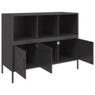 Industriële dressoir met koudgewalst staal en verstelbare schroefpoten - Dressoirs & buffetkasten