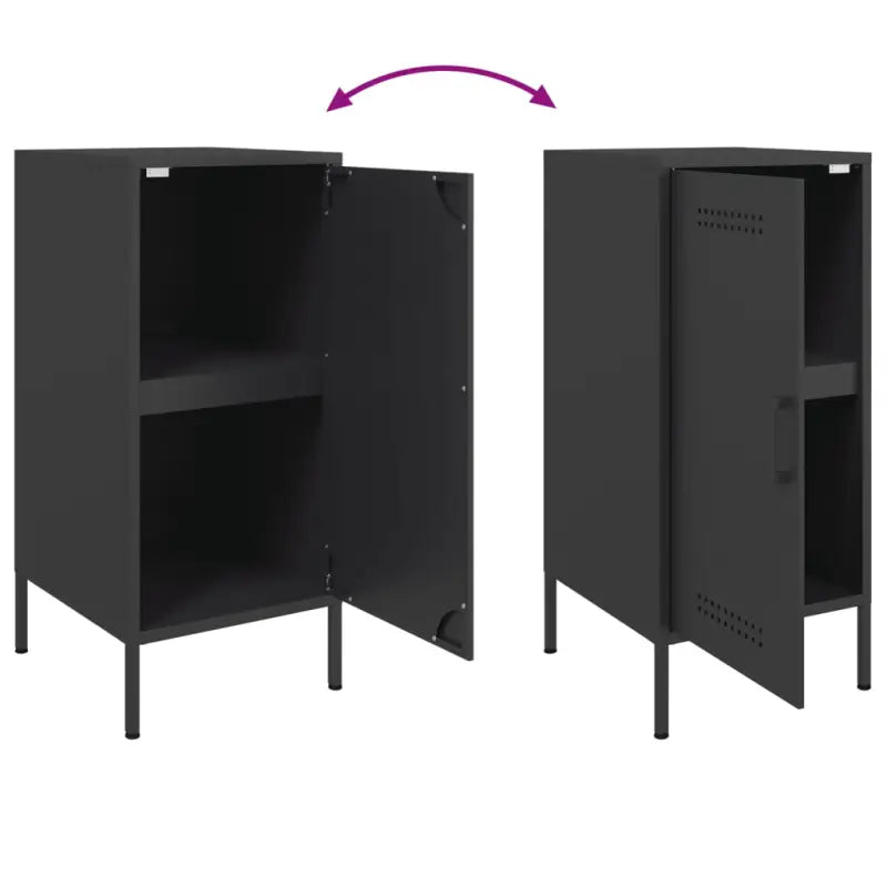 Industriële dressoir met koudgewalst staal en verstelbare schroefpoten - Dressoirs & buffetkasten