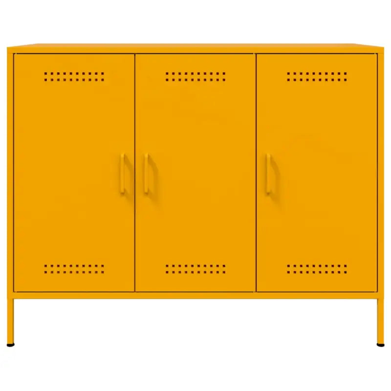 Industriële dressoir met koudgewalst staal en verstelbare schroefpoten - Dressoirs & buffetkasten