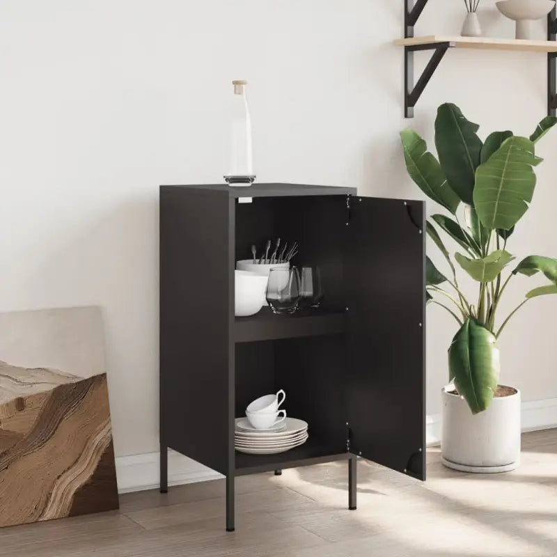 Industriële dressoir met koudgewalst staal en verstelbare schroefpoten - Dressoirs & buffetkasten