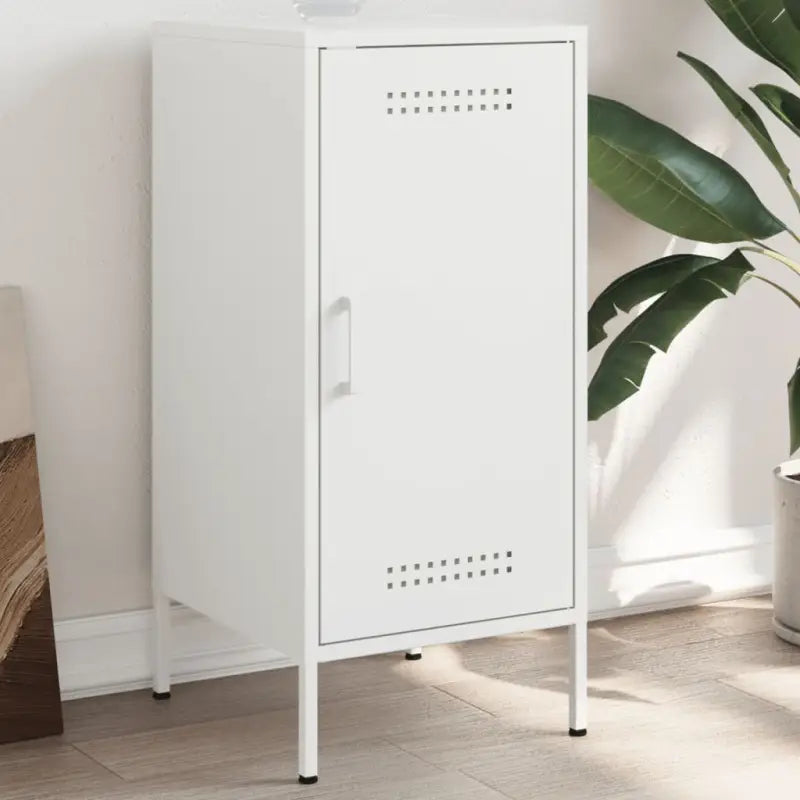 Industriële dressoir met koudgewalst staal en verstelbare schroefpoten - Wit / 1 - Dressoirs & buffetkasten