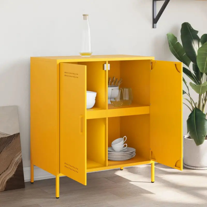 Industriële dressoir met stevig staal voor woon en slaapkamer - Dressoirs & buffetkasten