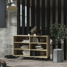 Industriële dressoir van bewerkt hout met metalen poten - Sonoma eiken / 1 - Dressoirs & buffetkasten