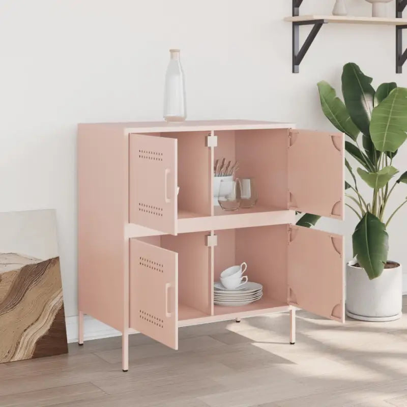 Industriële Dressoir van Robuust Staal voor Woon- of Slaapkamer - Dressoirs & buffetkasten
