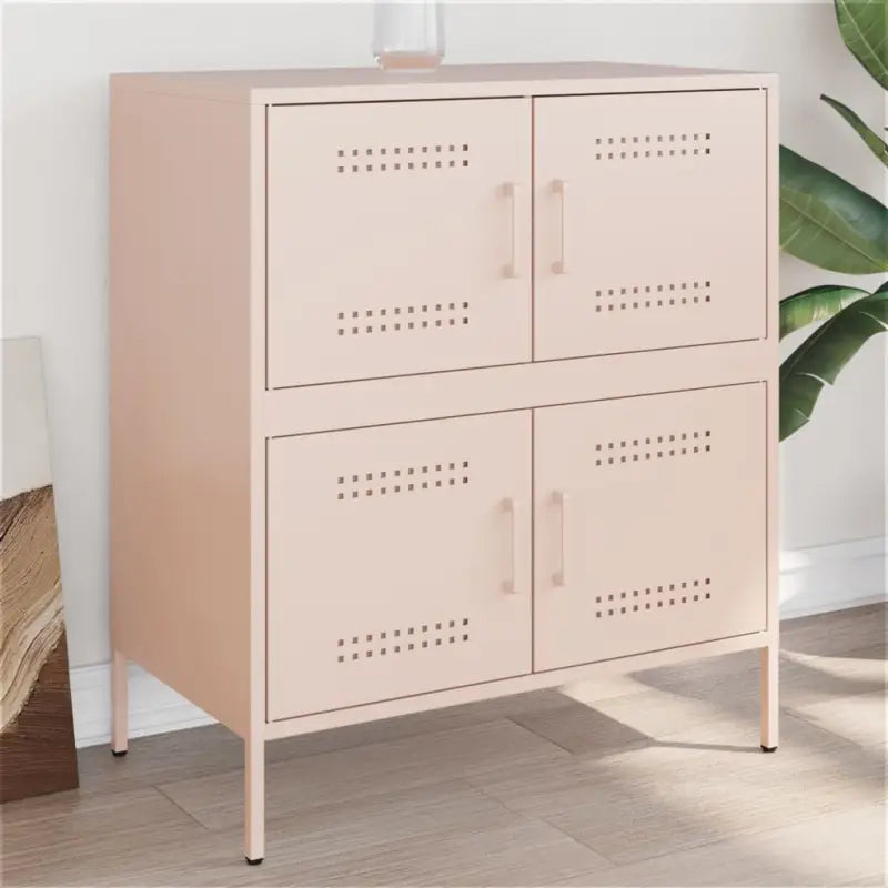 Industriële Dressoir van Robuust Staal voor Woon- of Slaapkamer - Roze / 1 - Dressoirs & buffetkasten