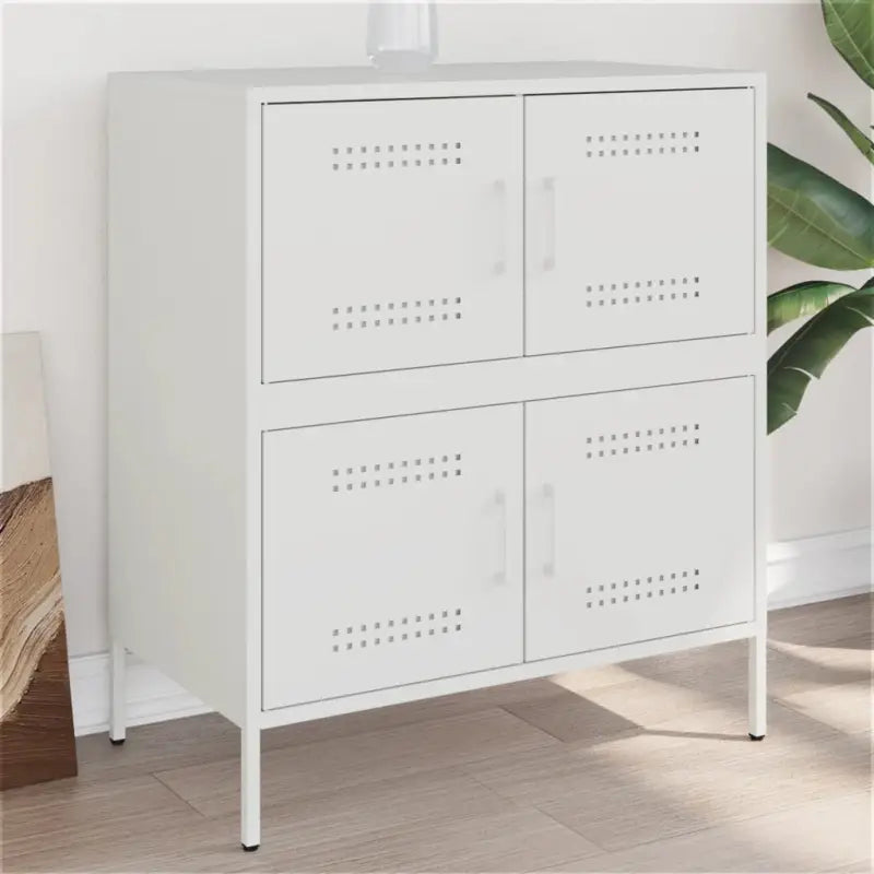 Industriële Dressoir van Robuust Staal voor Woon- of Slaapkamer - Wit / 1 - Dressoirs & buffetkasten