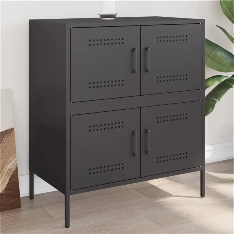Industriële Dressoir van Robuust Staal voor Woon- of Slaapkamer - Zwart / 1 - Dressoirs & buffetkasten