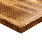 Industriële eetkamertafel met stalen poten en massief mangohout - Eettafels