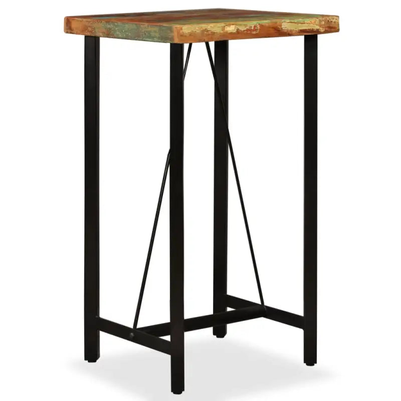 Industriële eettafel van massief gerecycled hout voor je keuken of eetkamer - Eettafels