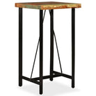 Industriële eettafel van massief gerecycled hout voor je keuken of eetkamer - Eettafels