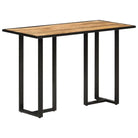 Industriële eettafel van massief mangohout voor een robuuste look - 110 x 55 x 75.5 cm / 1 / massief mangohout