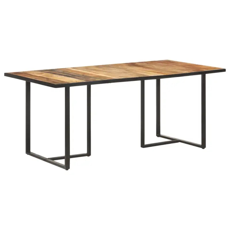 Industriële eettafel van massief mangohout voor een robuuste look - Eettafels