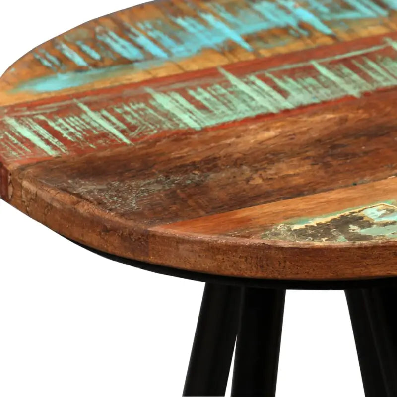 Industriele eettafelset met gerecycled hout voor huis bar en restaurant - Eetkamersets