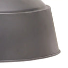 Industriele hanglamp met matgrijze afwerking en massief mangohout - Lampen