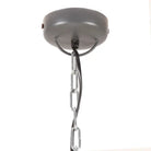 Industriele hanglamp met matgrijze afwerking en massief mangohout - Lampen