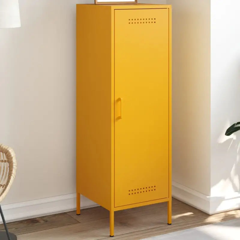 Industriële hoge kast voor woon- en slaapkamer interieur - Geel / 1 - Dressoirs & buffetkasten