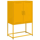 Industriële hoge kast voor woon- of slaapkamer met robuust staal - Dressoirs & buffetkasten