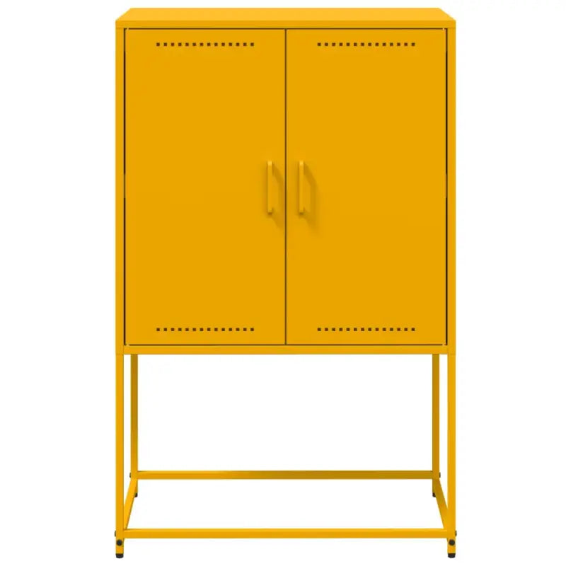 Industriële hoge kast voor woon- of slaapkamer met robuust staal - Dressoirs & buffetkasten