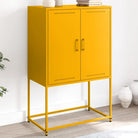 Industriële hoge kast voor woon- of slaapkamer met robuust staal - Geel / 1 - Dressoirs & buffetkasten