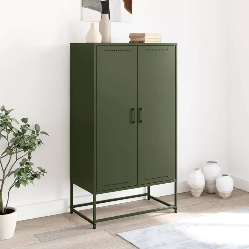 Industriële hoge kast voor woonkamer en slaapkamer van robuust staal - Dressoirs & buffetkasten