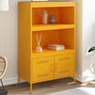 Industriële hoge kast voor woonkamer of slaapkamer duurzame stijl - Geel / 1 - Dressoirs & buffetkasten