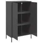Industriële hoge kast voor woonkamer of slaapkamer van stevig staal - Dressoirs & buffetkasten