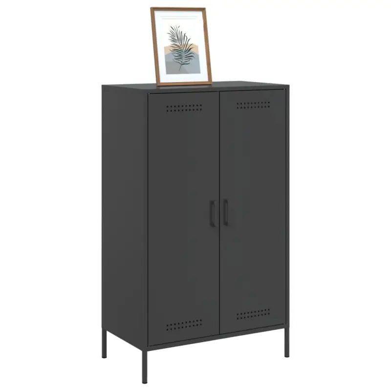 Industriële hoge kast voor woonkamer of slaapkamer van stevig staal - Dressoirs & buffetkasten