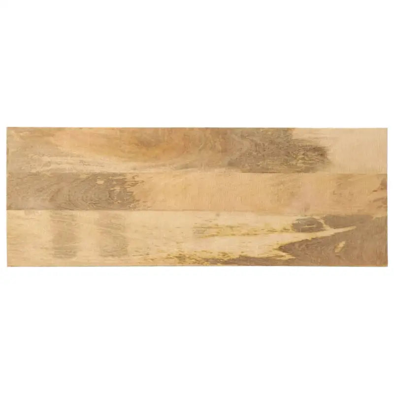 Industriële houten bankje voor keuken en eettafel van massief mangohout - Bruin / 110 cm - Keuken- & eettafelbanken