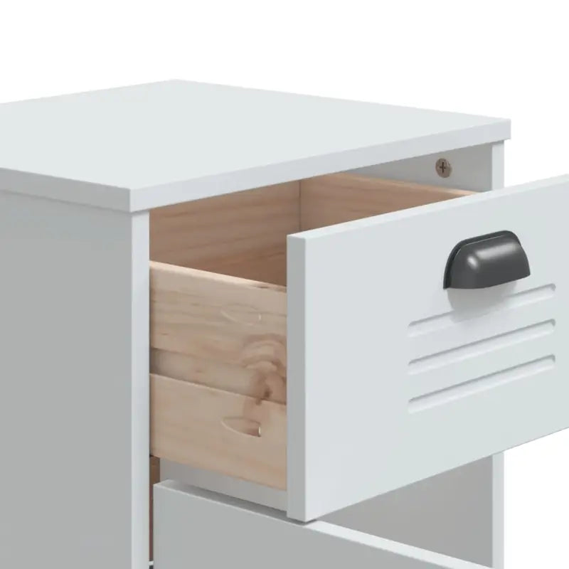 Industriële nachtkastjes van bewerkt hout voor een trendy interieur - Nachtkastjes