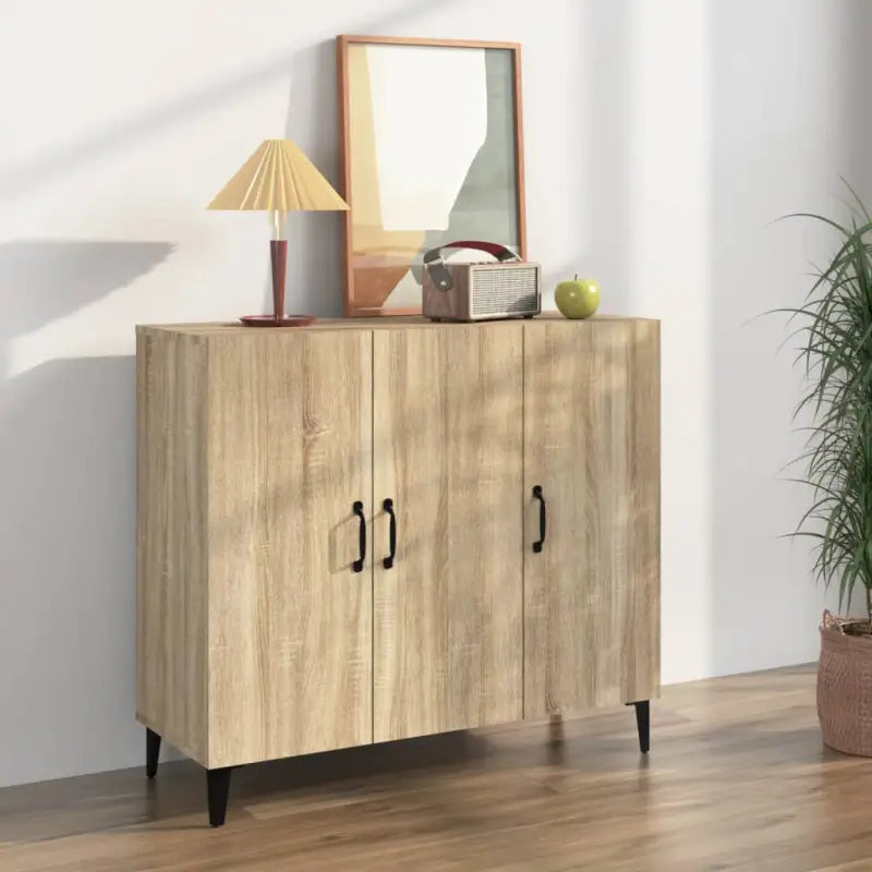 Industriële stijl dressoir van bewerkt hout met hoge kwaliteit - Sonoma eiken / 1 - Dressoirs & buffetkasten