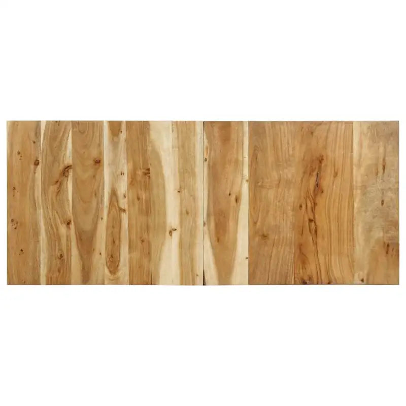 Industriële stijl hoofdborden en voetborden in massief acaciahout - 120 x 1.5 x 50 cm / 1 / Massief acaciahout