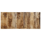 Industriële stijl hoofdborden en voetborden in massief acaciahout - 120 x 1.5 x 50 cm / 1 / Massief ruw mangohout