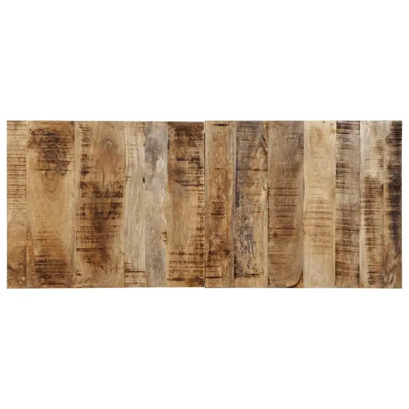 Industriële stijl hoofdborden en voetborden in massief acaciahout - 120 x 1.5 x 50 cm / 1 / Massief ruw mangohout