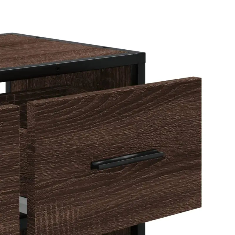 Industriële TV-Meubel van Bewerkt Hout met Stalen Frame - Tv-meubels