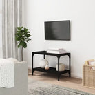 Industriële tv-meubel van bewerkt hout voor een stijlvolle woonkamer - Zwart / 1 / 60 cm - Tv-meubels
