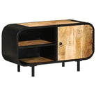 Industriële Tv Meubel van Gerecycled Hout met Vintage Charme - Bruin / 1 - Tv-meubels