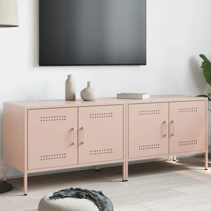Industriële Tv-meubels voor een tijdloze uitstraling - Roze / 2 - Tv-meubels