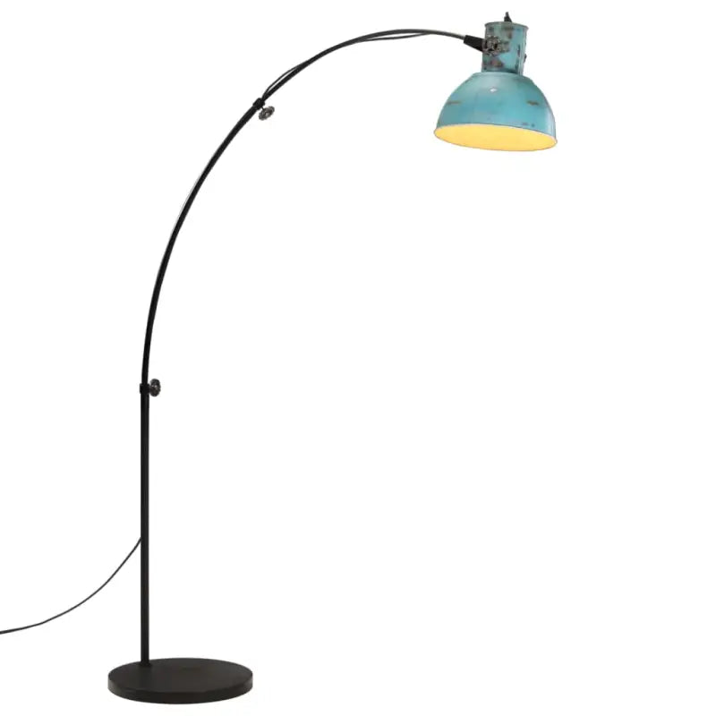 Industriële vloerlamp met E27 fitting in verweerd rood stijl - Blauw / 1 - Lampen