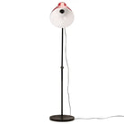 Industriële vloerlamp met E27 fitting in verweerd rood stijl - Lampen