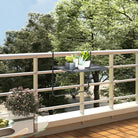 Inklapbare balkontafel voor tuin terras en balkon - Zwart / 1 - Tuintafels