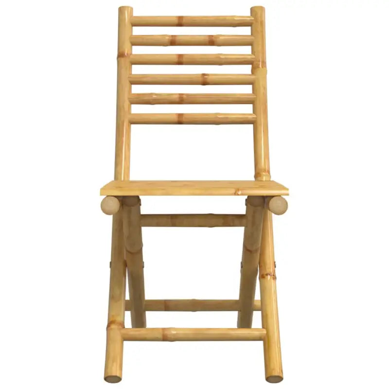 Inklapbare Bamboe Tuinstoelen voor Buiten en Terras - Tuinstoelen