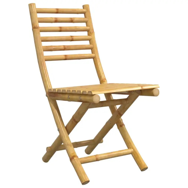 Inklapbare Bamboe Tuinstoelen voor Buiten en Terras - Tuinstoelen