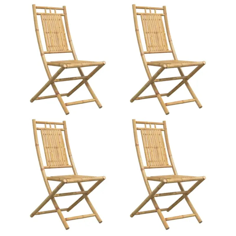 Inklapbare bamboe tuinstoelen voor buitenplezier - Tuinstoelen