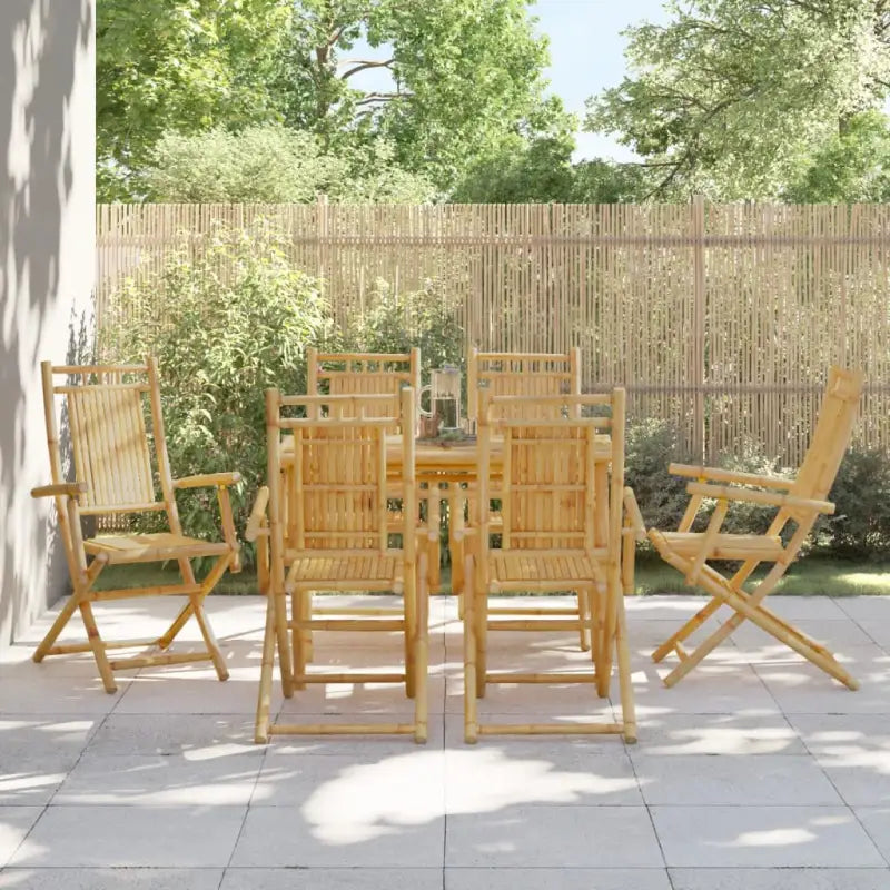Inklapbare bamboe tuinstoelen voor buitenplezier - 6 / Met armleuning - Tuinstoelen