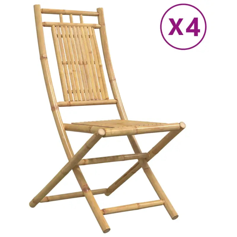 Inklapbare bamboe tuinstoelen voor buitenplezier - Tuinstoelen