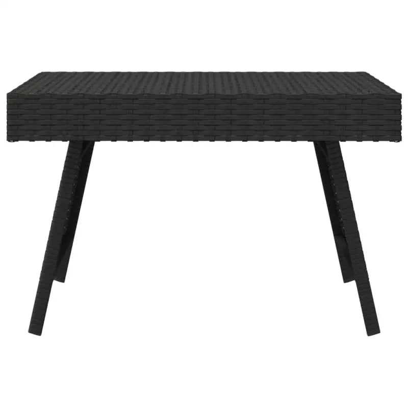 Inklapbare bijzettafel met gepoedercoat stalen frame en poly rattan - Bijzettafels